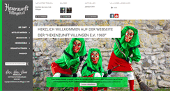 Desktop Screenshot of hexenzunft-villingen.de